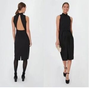 black floral print dresses knee length Luna, Women’s Knee Length Dress, Black Floral M main image 1